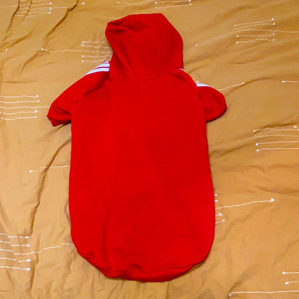 Hooded dog sweater